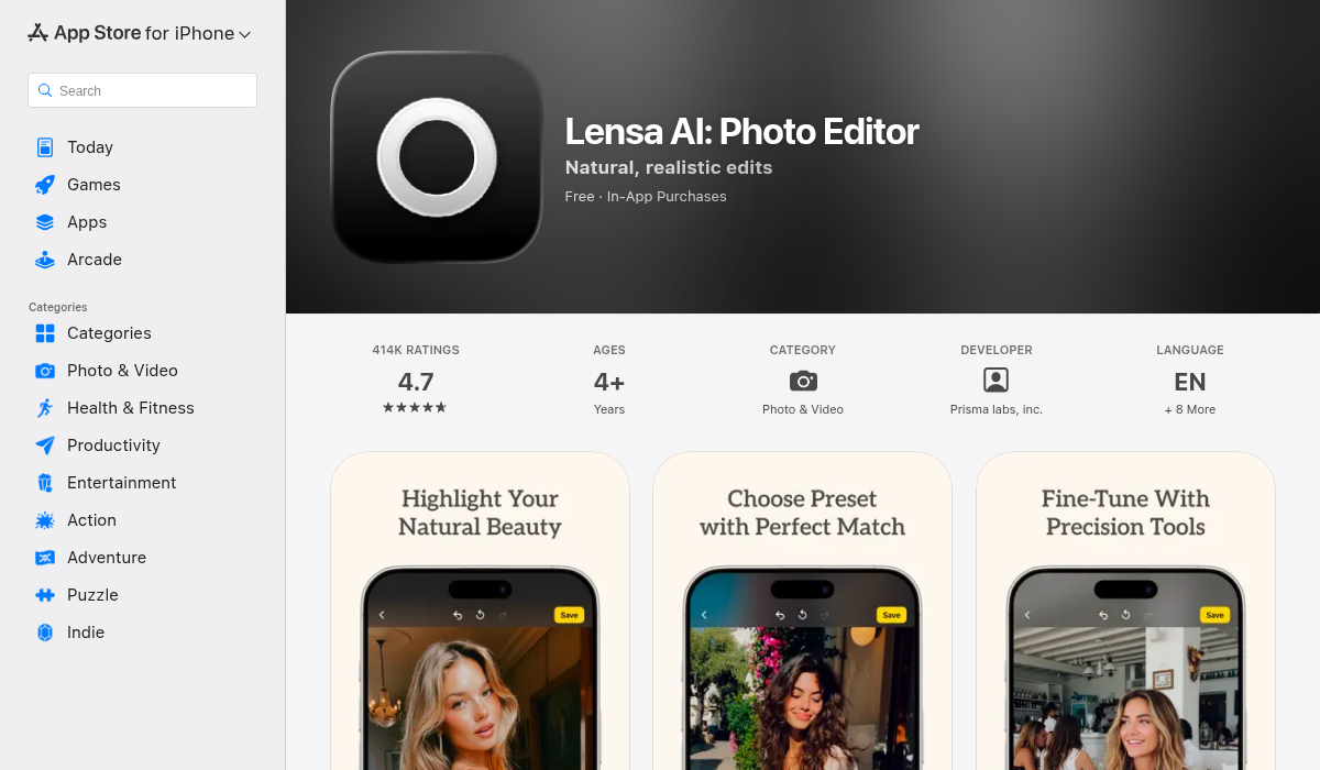 Lensa AI on the App Store