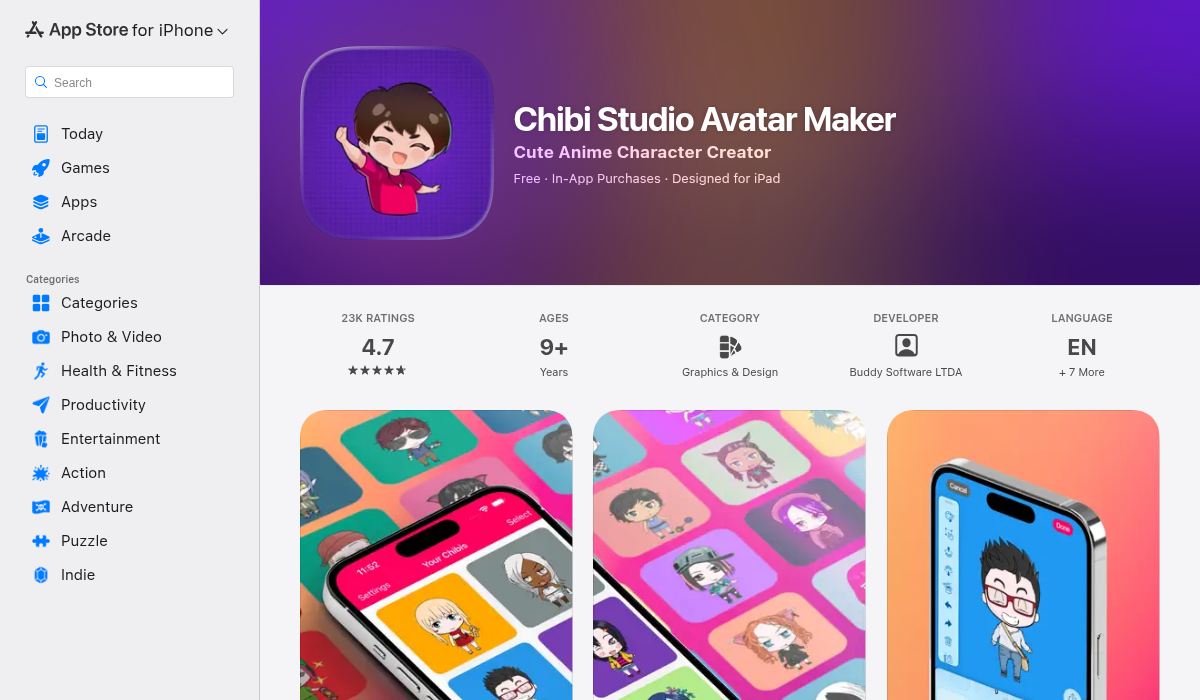 Chibi Studio Avatar Maker on the App Store
