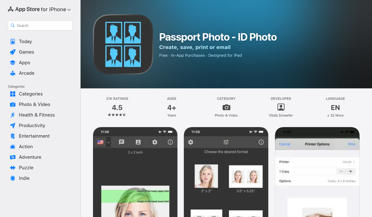 Passport Photo - ID Photo on the App Store